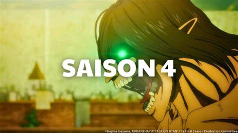 L Attaque des Titans Saison 4 Finale Enfin une Date de sortie prévue