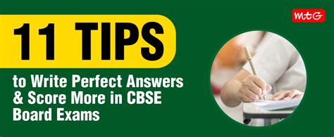 11 Tips To Write Perfect Answers And Score More In Cbse Board Exams