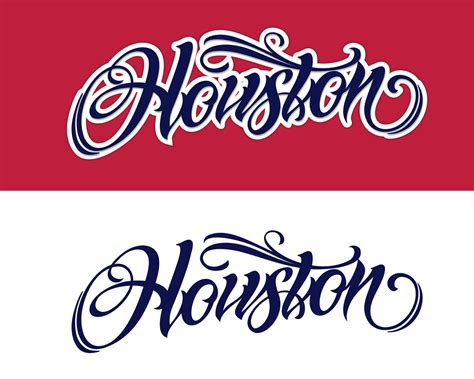 Letras De Houston En Estilo Chicano Tatuaje 7958861 Vector En Vecteezy