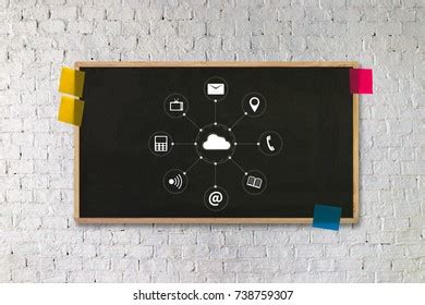 Technology Hand Draw Integrate Icons Set Stock Vector Royalty Free