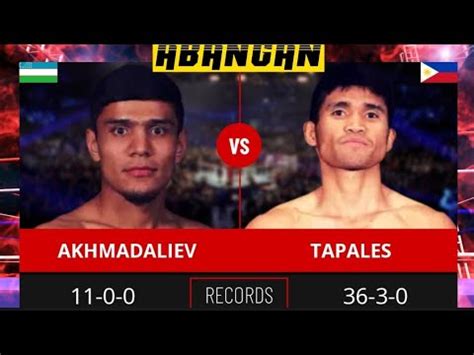 Marlon Nightmare Tapales Vs Akhmadaliev Abangan Don Rudy Boxing