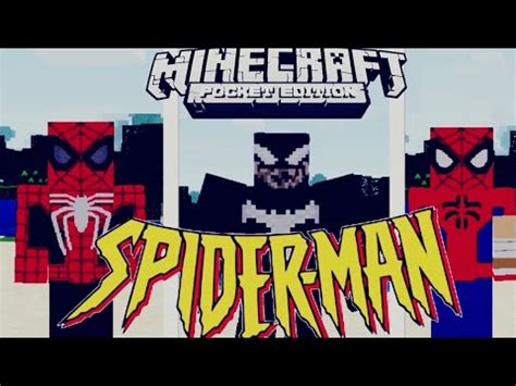 Lan Ou O Novo Addon Do Homem Aranha Para Minecraft Pe Youtube