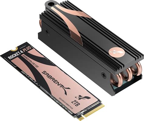 Amazon SABRENT Rocket 4 Plus SSD With Heatsink 2TB PCIe Gen 4 NVMe