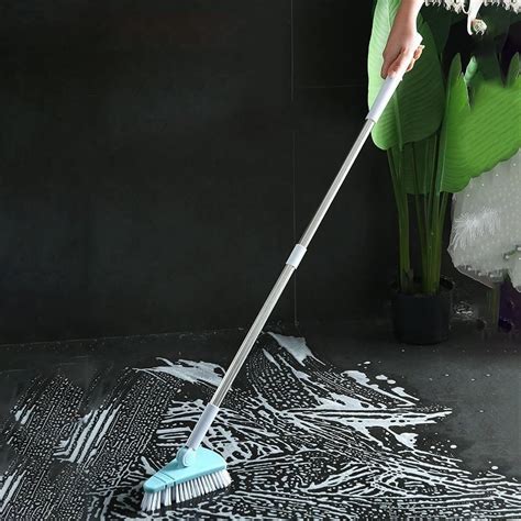 Suncoda Portable Broom Tub Tile Cleaner Brush With Handle Shower