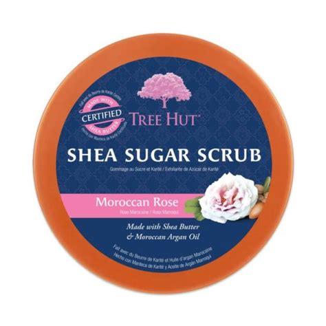 Tree Hut Shea Sugar Scrub Moroccan Rose Tree Hut Thailand