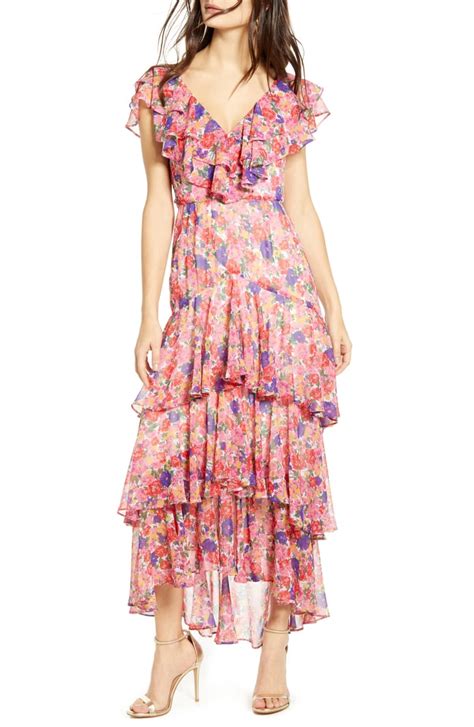 Wayf Chelsea Tiered Ruffle Maxi Dress Best Midi Dresses At Nordstrom