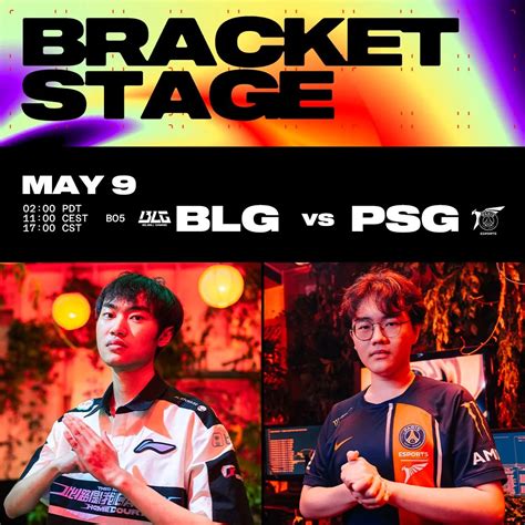 Lol Msi Bracket Stage Blg Vs Psg Results And Games