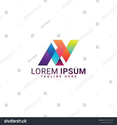 Av Logo Design Vector Illustration Stock Vector (Royalty Free ...