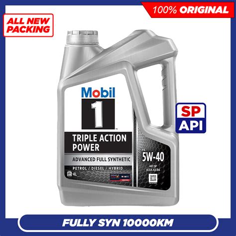 MOBIL 1 TRIPLE ACTION POWER 5W40 SP Advance Fully Synthetic Engine Oil