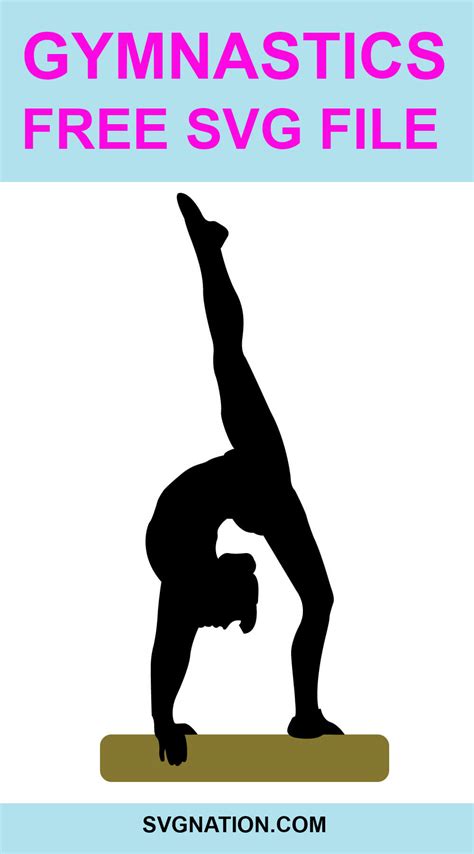 How To Create Gymnastics Silhouettes Gymnasts Svg File Free Svg Files