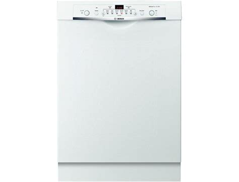 Bosch 24 Recessed Handle Dishwasher Ascenta White SHE3AR72UC