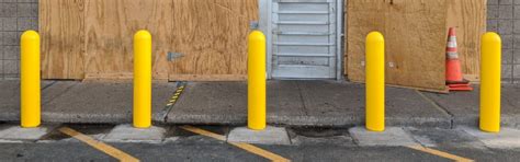 Bollard Barriers for Store Front Protection - St. Paul Minnesota Installer