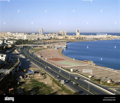 Old Town harbour port coast Libya sea town city tripoli Tripoli ...