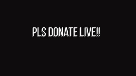 Roblox Pls Donate Chill Stream Raising D YouTube