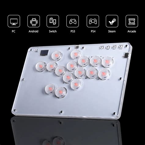 Funfortress Hitbox Arcade Fighting Video Game Hot Swap Encoder
