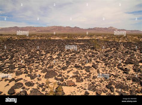 Hiking Trail Through The Ancient Amboy Crater Near Route 66 In The