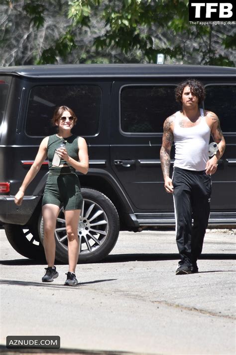 Lucy Hale Sexy Seen Flaunting Her Hot Body In Shorts During A Workout In La Aznude