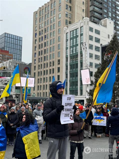 Ukrainians Abroad Hold Rallies Demanding To Give Ukraine Weapons