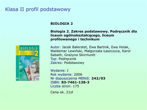 Ppt Podr Czniki Profil Podstawowy Powerpoint Presentation Free