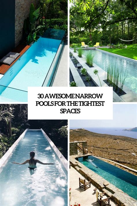 30 Awesome Narrow Pools For The Tightest Spaces Digsdigs