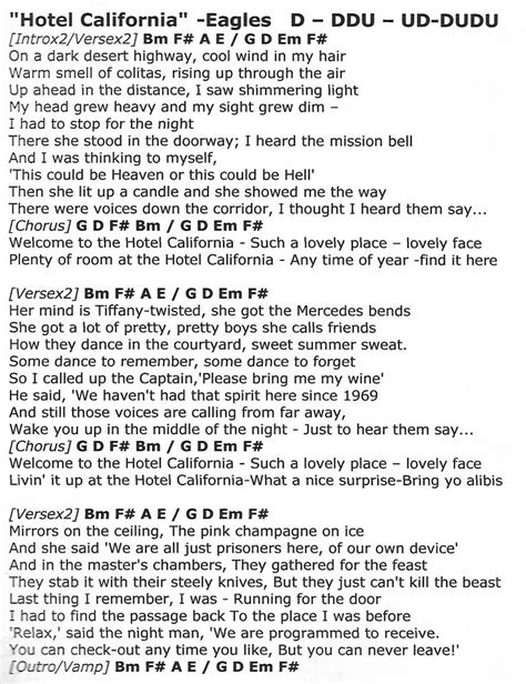 Hotel California Lyrics Meaning Naxredays