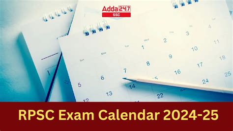 Rpsc Exam Calendar 2024 Complete Exam Calendar Schedule