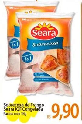 Sobrecoxa de Frango Seara IQF Congelada Pacote 1Kg oferta na Atacadão