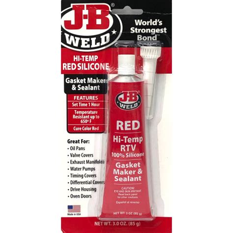 Jb Weld High Temp F Red Rtv Silicone Sealant Gasket Maker G