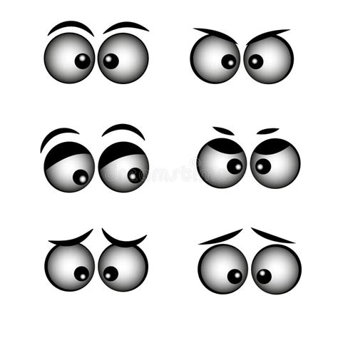 Shiny Cartoon Eye Collection Stock Vector Illustration Of Human