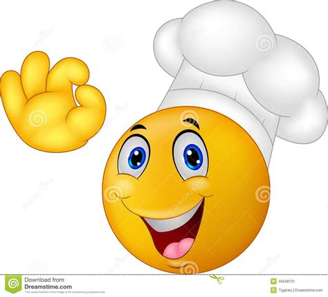 Emoticon Di Smiley Del Cuoco Unico Del Fumetto Scarica Tra Oltre 65
