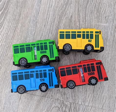 Tayo The Little Bus - Amine Toy Car Model, Pull Back Bus Toy - Orbisify.com