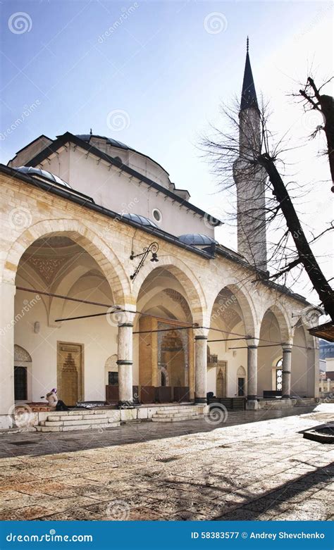 Gazi Husrev Beg Mosque Bascarsija Sarajevo Bosnia Herzegovina Stock