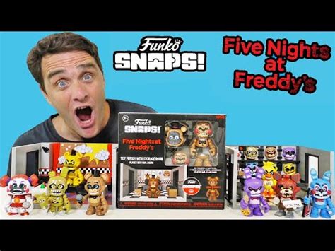 FNAF WAVE 2 FUNKO SNAPS TOY FREDDY WITH STORAGE ROOM PLAYSET