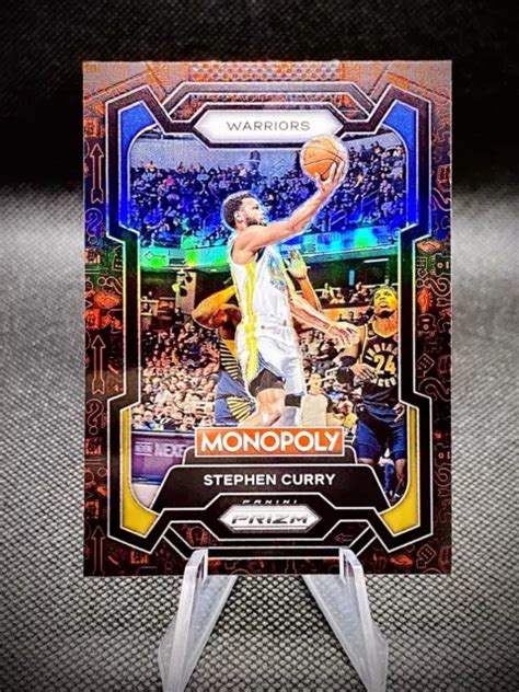 2023 24 PANINI PRIZM Monopoly Stephen Curry ICONE ROSSE SSP Warriors