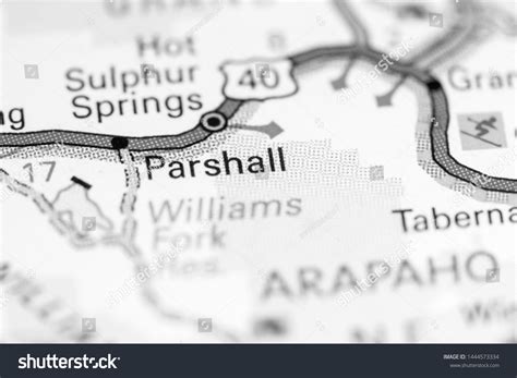 Parshall Colorado Usa On Map Stock Photo 1444573334 | Shutterstock