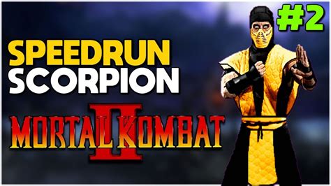 🔴🔴em Busca Do Recorde Speedrun Mortal Kombat 2 Scorpion Very Hard Live Shorts Youtube