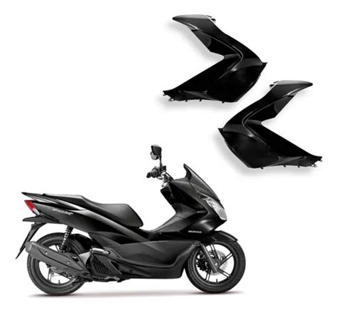 Carenagem Lateral Dianteira Preto Honda Pcx 150 2016 Parcelamento Sem