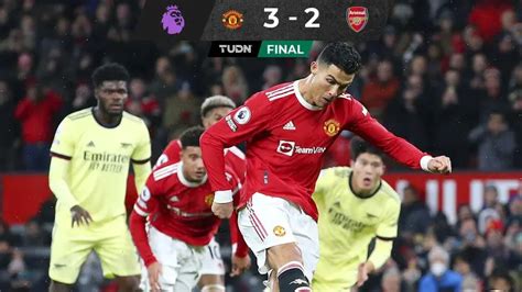 CR7 llegó a 801 goles y el Manchester United venció al Arsenal TUDN