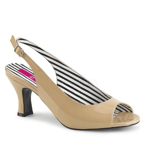 Pumps JENNA 02 Beige Von Pleaser Pink Label