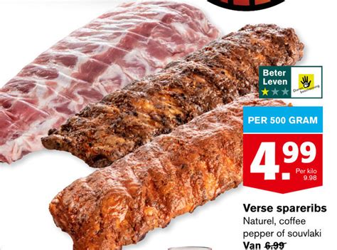 Spareribs Folder Aanbieding Bij Hoogvliet Details