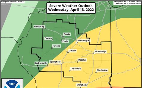 Updated Forecast From National Weather Service | Effingham Radio