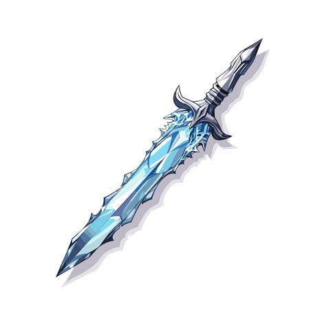 Premium Vector Ice Sword Magical Vector