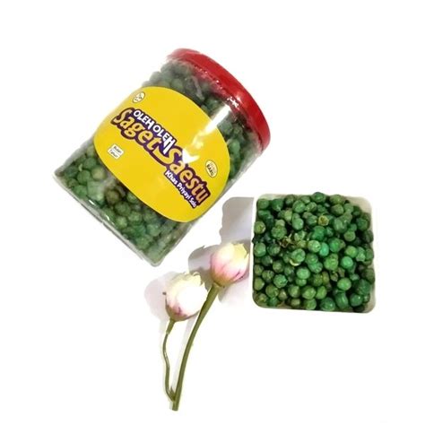 Jual Snack Kacang Kapri 250 Gram Kemasan Toples Camilan Gurih Renyah