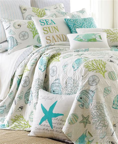 Levtex Biscayne Coastal Reversible 3 Pc Quilt Set Full Queen Macy S