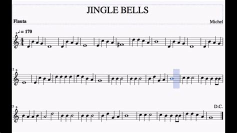 Jingle Bells Flauta Youtube