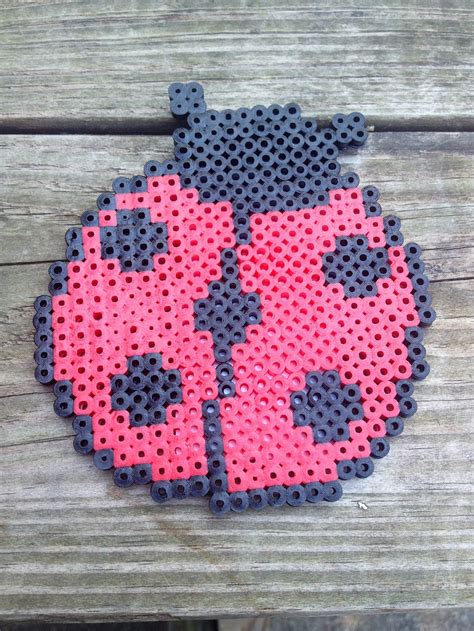 Perler Bead Ladybug Hama Beads Perler Bead Art Lady Bug I M Melting