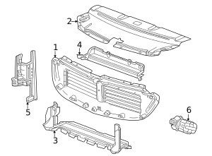 Buick Envision Upper Radiator Air Baffle Paradise