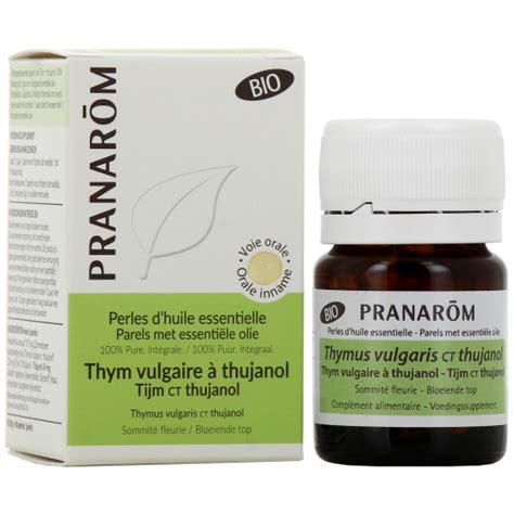 Pranarom Perles d Huile Essentielle Thym à Thujanol