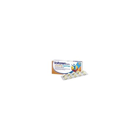 Voltaren Dolo Forte 25 Mg 10 Capsules