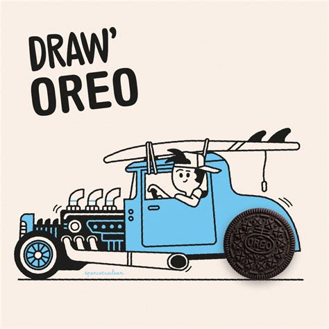 Draw Oreo Personal Work Behance Behance